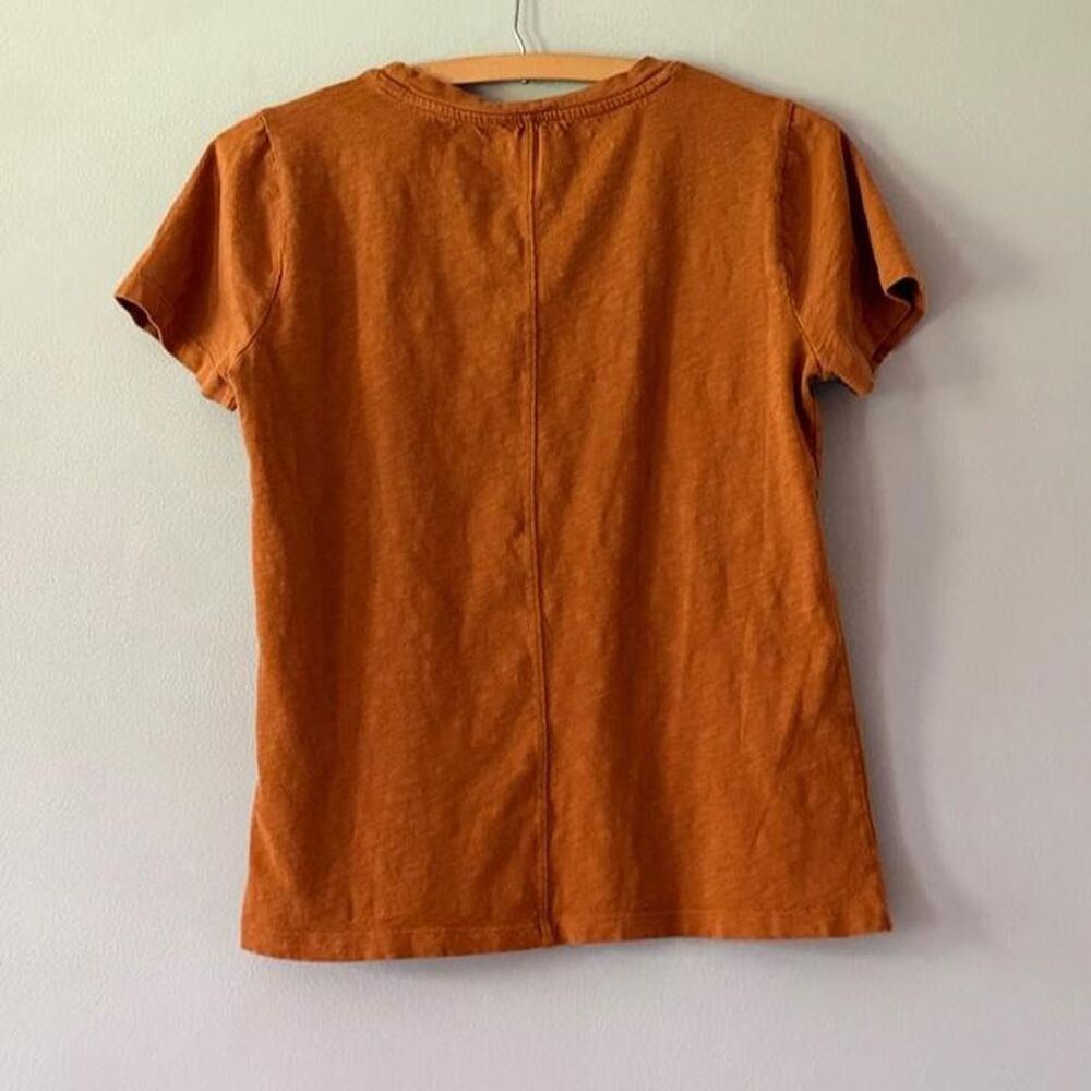 J.Crew burnt orange cotton tee - Picture 3 of 4